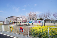 周辺環境:新河岸幼稚園　広い園庭で思いきり遊ぶことができる幼稚園　年間を通して、本格的な田植えや収穫、じゃが芋、大根、チューリップなど、さまざまな植物を栽培をしている「ちびっこ菜園」があります。
